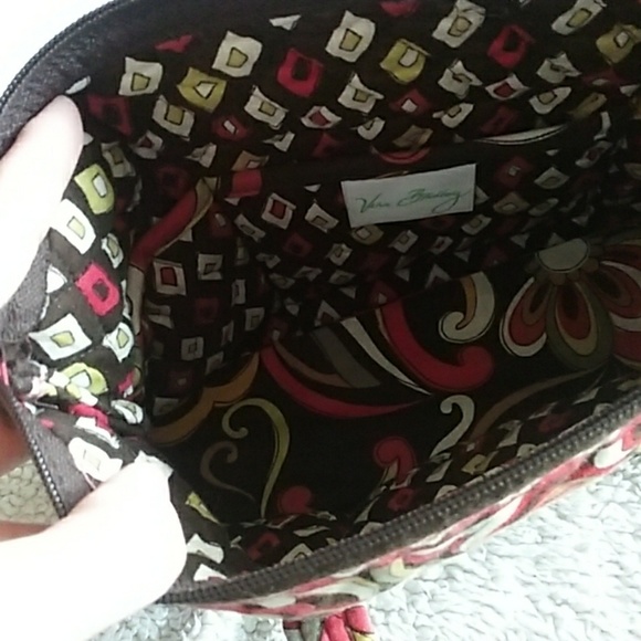 Brown Vera Bradley purse handbag shoulder bag - Picture 4 of 6